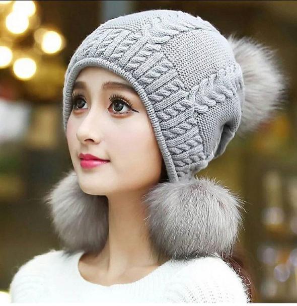 کلاه بافتنی دخترانه عکس کلاه بافتنی