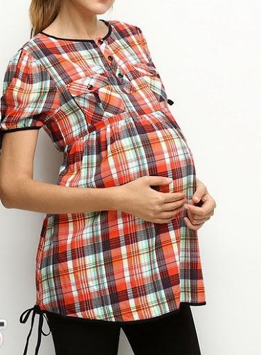 مدل لباس بارداری نخی