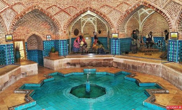 موزه مردم شناسی و حمام قجر قزوین