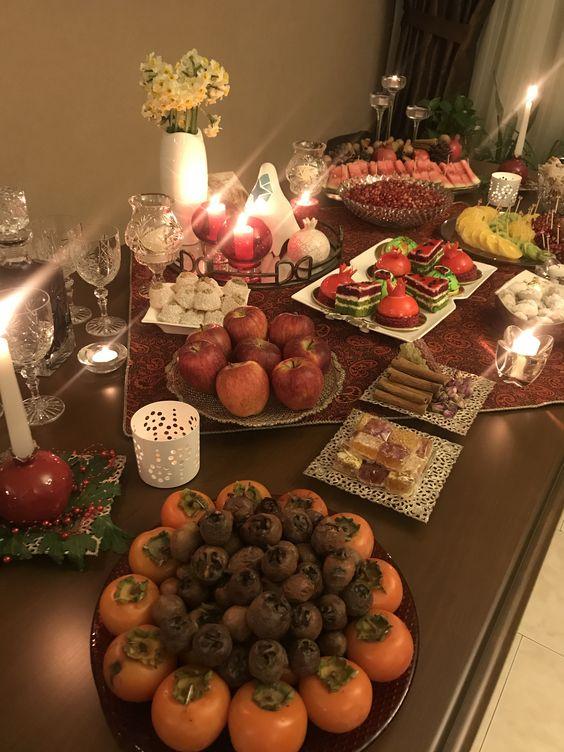 تزیین شب یلدا تزیین شب یلدا