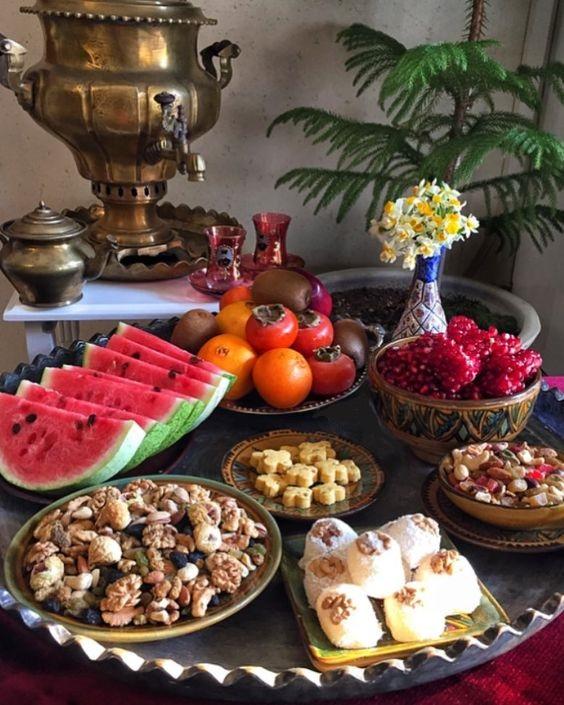تزیین شب یلدا تزیین شب یلدا