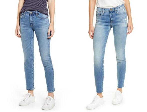 شلوار جین سه ربع (cropped jeans)