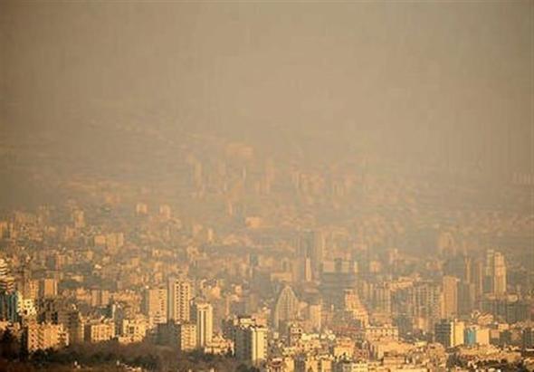 شاخص آلودگی هوای تهران به تفکیک مناطق