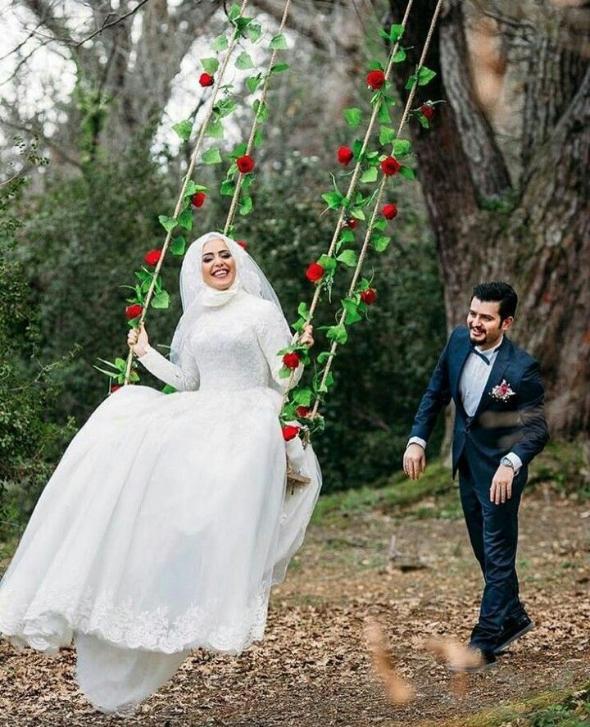 عکس زیبای عروس و داماد