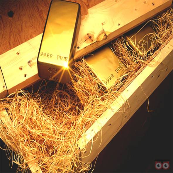شمش طلا از طلای خالص 24 عیار ساخته می شود