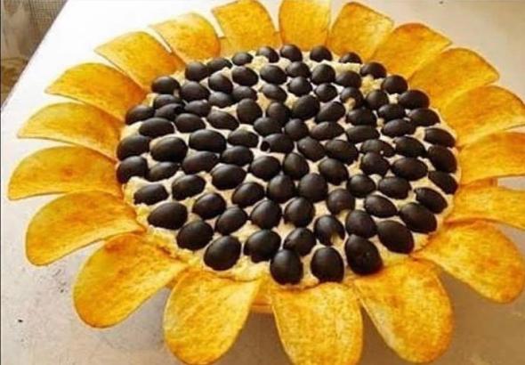تزیین سالاد الویه جدید تزیین سالاد الویه جدید