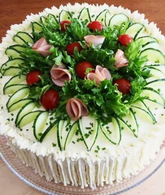 تزیین سالاد الویه برای مهمانی تزیین سالاد الویه برای مهمانی