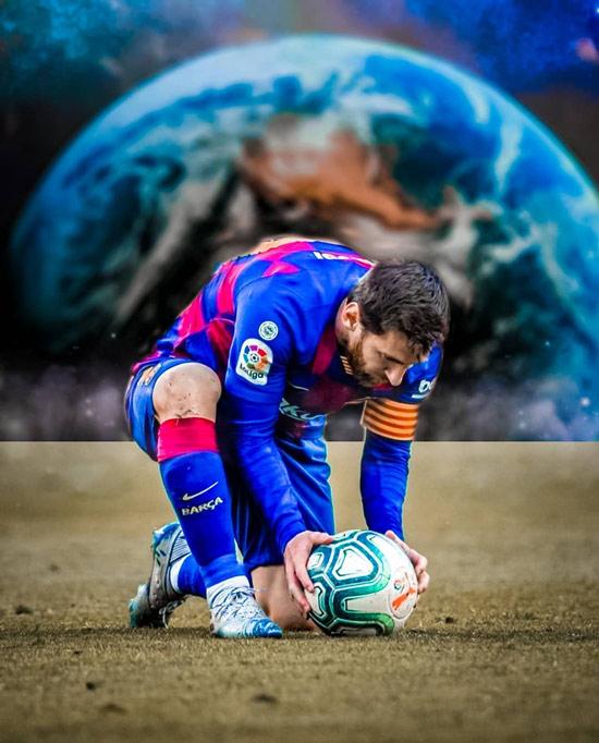 عکس مسی برای پس زمینه گوشی