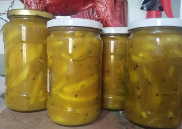 با دستور تهیه جنوبیها ترشی انبه خوشمزه خانگی تهیه کنید ترشی انبه عسلی