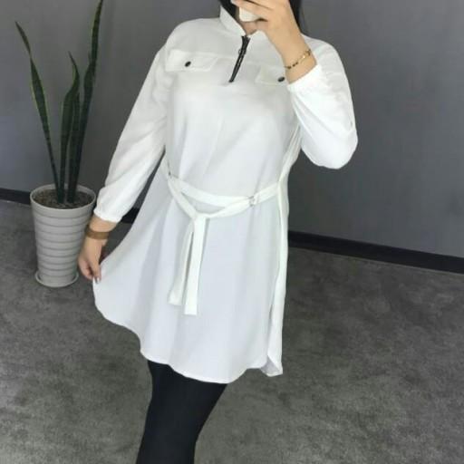 مانتو سفید ابروبادی مدل مانتو جدید با پارچه ابروبادی