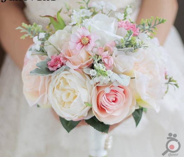 دسته گل مصنوعی زیبا برای مراسم ازدواج