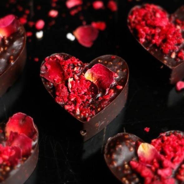 تزیین شکلات روز ولنتاین زیبا