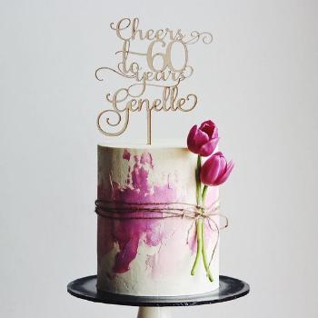 عکس کیک تولد دخترانه ساده
