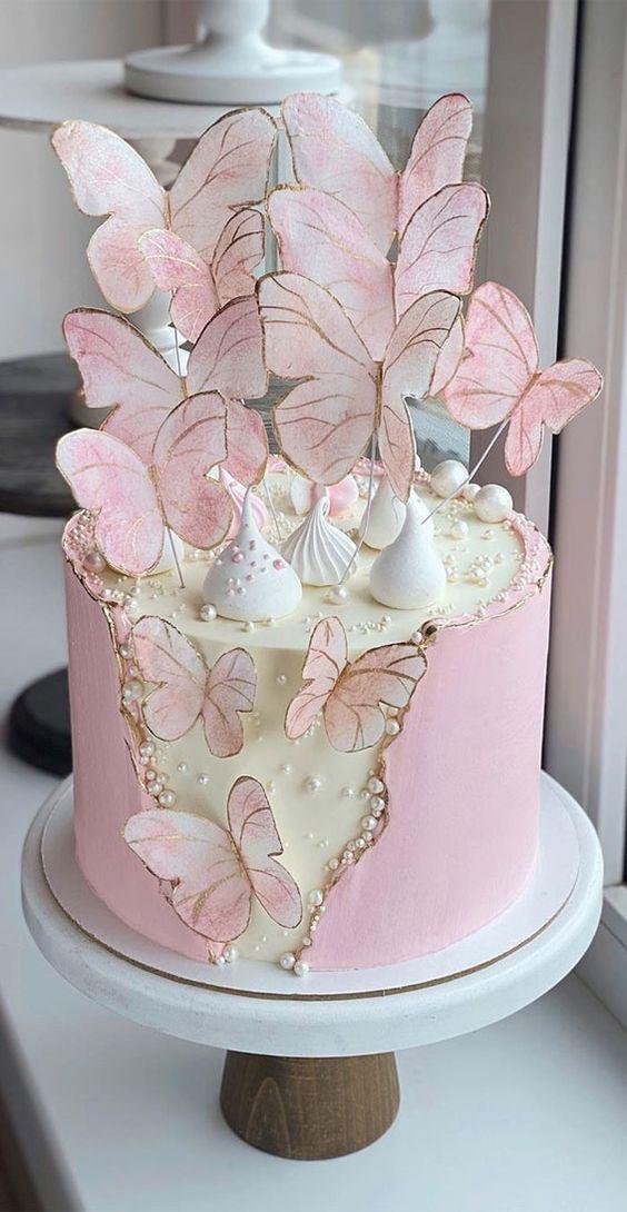 عکس کیک تولد دخترانه زیبا