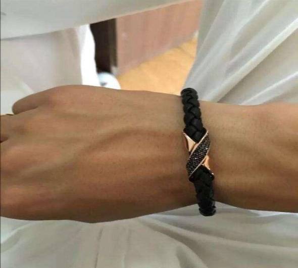 دستبند زیبای مردانه سوارسکی
