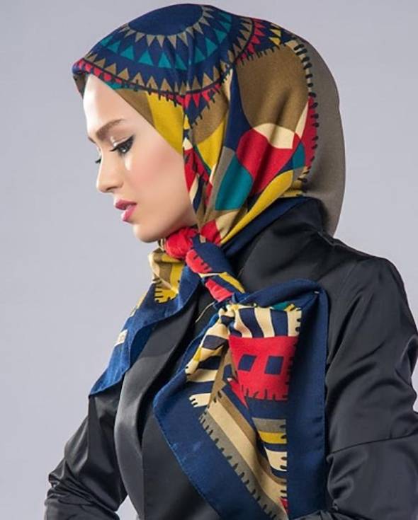 روسری بستن با حجاب