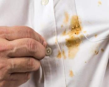 پاک کردن لکه از روی لباس