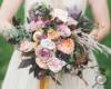 مدل دسته گل های بنفش برای عروس