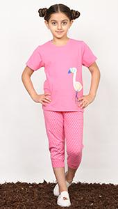 تیشرت و شلواردخترانه راحتی مدل جولی