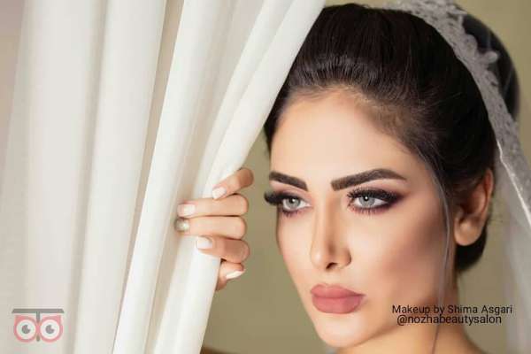 بازدید عروس سالن زیبایی نوژا