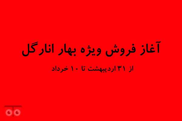 تخفیف بهاری فروشگاه های زنجیره ای انارگل
