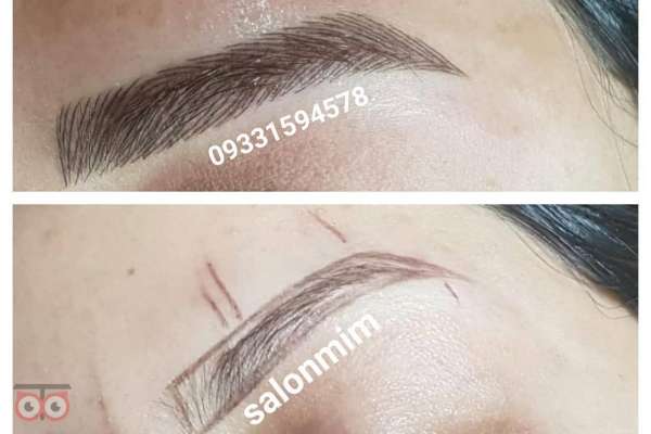 تخفیف نوروزی تتو ابرو ، لب ، هاشور ، فیبروز و ...