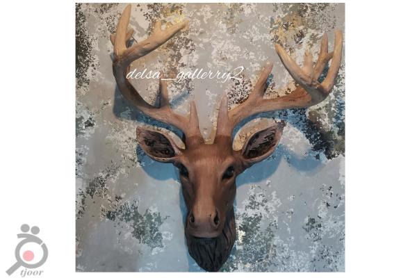 مجسمه دیواری گوزن